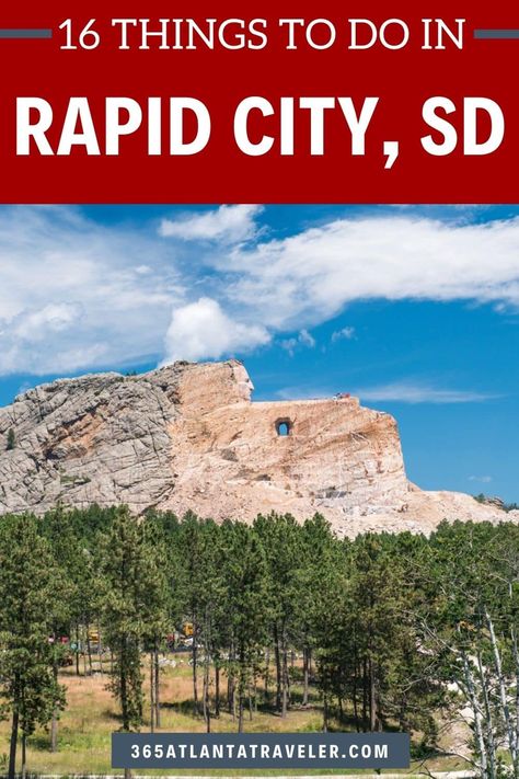 16 Things To Do in Rapid City SD You Can’t Miss 2 South Dakota Road Trip, South Dakota Vacation, Crazy Horse Memorial, Wind Cave National Park, Custer State Park, Badlands National Park, Air And Space Museum, Rapid City, Travel South