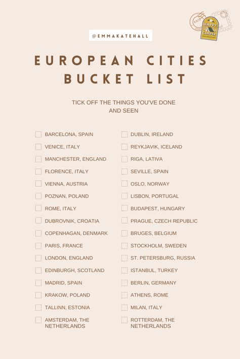 Travel Ideas Bucket Lists, Must Travel Destinations Bucket Lists, Bucket List Turkey, Traveling Around Europe, European Cities Bucket List, Travel Bucket List Europe, Europe Travel Checklist, Where To Travel In Europe, Places To Travel Bucket Lists World