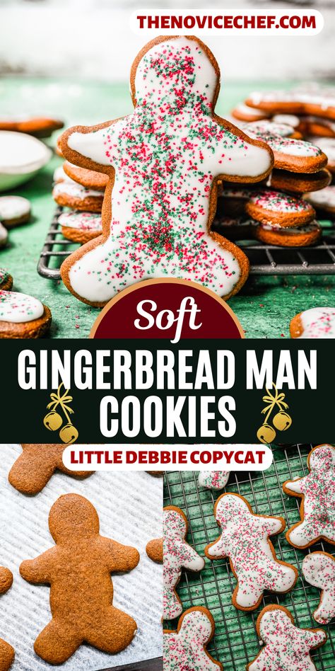 Santa Surprise Cookies, Thanksgiving Gingerbread Cookies, Betty Crocker Gingerbread Cookies Recipe, Little Debbie Gingerbread Cookies, Small Batch Gingerbread Cookies, Homemade Little Debbie Snacks, Gingerbread Cookies No Chill, Frosting For Gingerbread Cookies, Gingerbread Cookie Icing