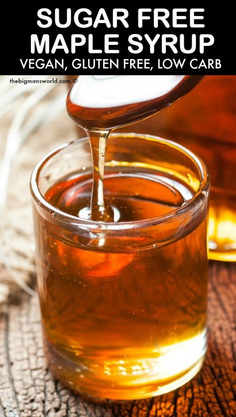 Easy Keto Maple Syrup, Low Carb Syrup For Pancakes, Low Carb Syrup, Keto Pancake Syrup Recipe, Sugar Free Maple Syrup Recipe, Keto Simple Syrup Recipe, Keto Maple Syrup Recipe, Keto Syrup For Pancakes, Healthy Pancake Syrup