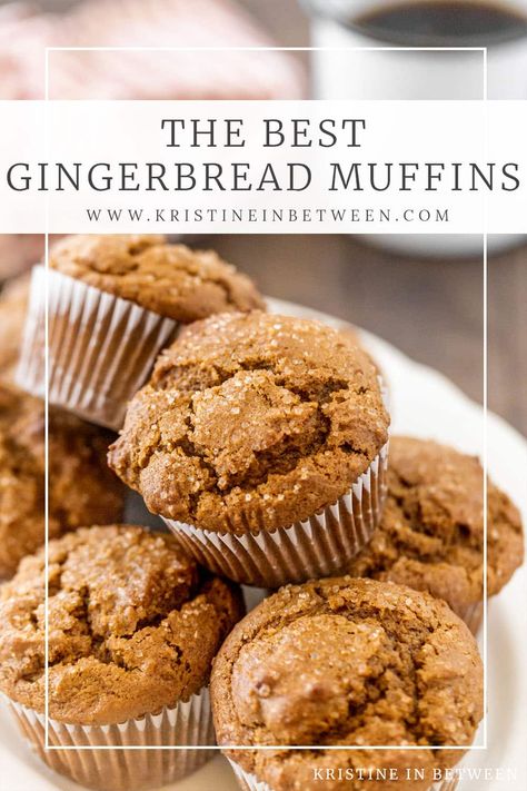 These moist and tender gingerbread muffins are a harmonious blend of spices, complemented by rich molasses. Perfectly sweet and irresistibly spicy, they're a delightful addition to your holiday baking. Gingerbread Muffins Recipe, Buns Recipe Easy, Molasses Recipes, Molasses Muffins, Gingerbread Muffins, Hot Cross Buns Recipe, Gluten Free Gingerbread, Simple Muffin Recipe, Spice Muffins