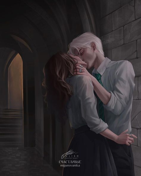 Draco Y Hermione, Hermione Fan Art, Scorpius And Rose, Draco And Hermione Fanfiction, Citate Harry Potter, Stile Harry Potter, Draco Malfoy Fanart, Dramione Fan Art, Draco And Hermione