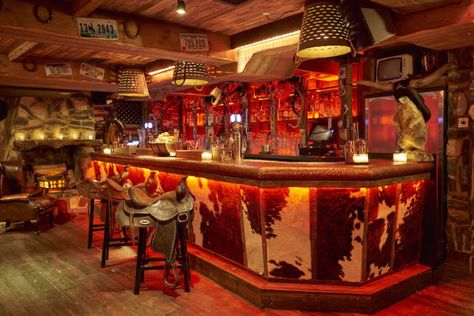 London's Most Unusual Seats | Londonist Lodge Bar, Beaver Lodge, Cowboy Bar, New Year's Drinks, Cabin Bar, Western Bar, Cowboys Bar, Wild West Party, Frat Parties