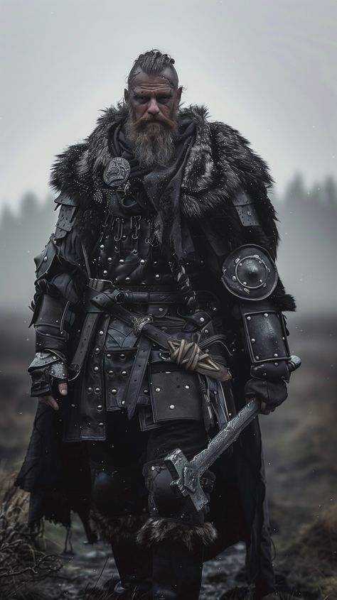 Follow for more!! Viking Pose Reference, Vikings Reference, Viking Aesthetic Male, Viking Kingdom, Viking Warrior Art, Viking Portrait, Viking Warrior Men, Nordic Warrior, Viking Pictures