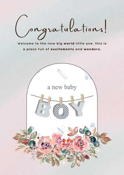 #Newborn "#Baby #Boy"- #Congratulations Baby Birth Wishes, Congratulations For New Baby, Baby Boy Congratulations Messages, Congratulations For Baby Boy, Baby Born Congratulations, Newborn Baby Quotes, Wishes For Baby Boy, Newborn Congratulations, Newborn Birth Announcements