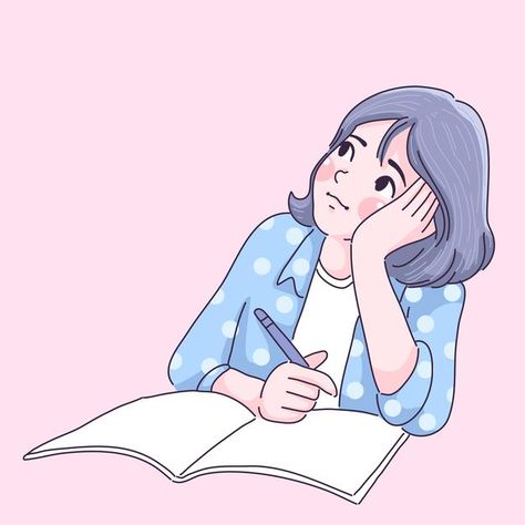 Student feeling hard with homework | Premium Vector #Freepik #vector #education #woman #girl #house Students Drawing Sketch, Student Girl Drawing, Study Girl Drawing, Reading Book Illustration, Homework Drawing, Writing Cartoons, Reading Books Illustration, Studying Girl, Tired And Sleepy