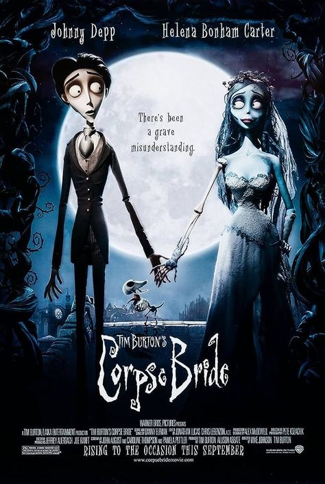 Corpse Bride Movie Poster, Corpse Bride Movie, The Corpse Bride, Tim Burton Corpse Bride, Best Posters, Dominic Cooper, Mia Wasikowska, A0 Poster, Tim Burton Films