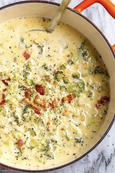 Broccoli Cauliflower Cheese Soup, Broccoli Cauliflower Cheese, Cauliflower Cheese Soup, Broccoli Cauliflower Soup, Cauliflower Cheese Soups, Soup With Bacon, Cheese Soup Recipes, Cauliflower Soup Recipes, Bacon Soup