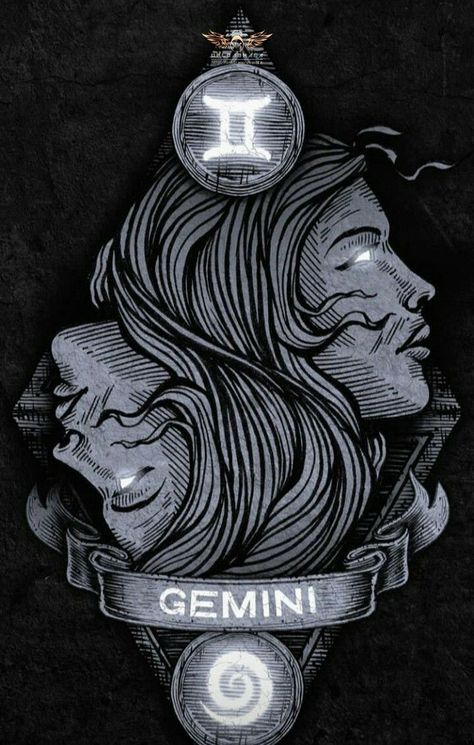 Zodiac Gemini Art, Gemini Images, Taurus Wallpaper, Gemini Wallpaper, Gemini Zodiac Tattoos, Zodiac Signs Pictures, Gemini Art, Sagittarius Moon, Gemini Tattoo