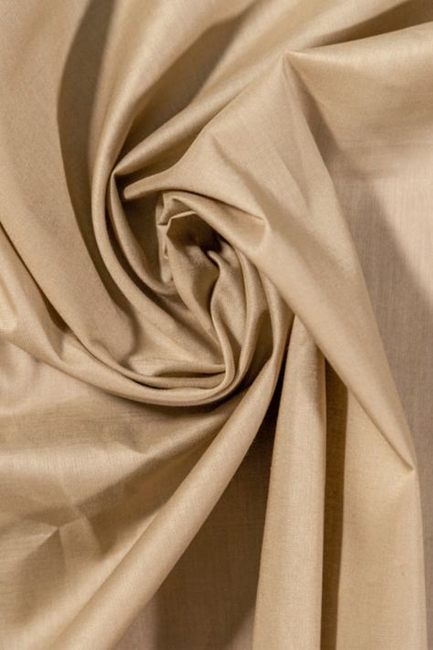 Discover premium Beige Organic Cotton Fabric by the yard available online at Mood Fabrics. Organic Cotton, Fashion Fabric Trends, Beige Aesthetic, Designer Fabrics, High-End Fabrics, Sewing Projects