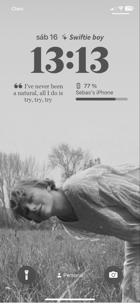 Folklore Aesthetic Lockscreen, Taylor Swift Ios 16 Lockscreen, Folklore Phone Theme, Folklore Lockscreen, Ios 16 Lockscreen, Taylor Swift Lockscreen, Layout Phone, Iphone Organization, Phone Theme