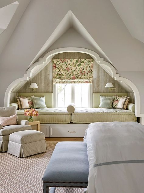 Bed Nook, Window Nook, Attic Rooms, Dream House Interior, Dream Rooms, Dream House Decor, Dream Bedroom, Cozy Bed, Bed Room