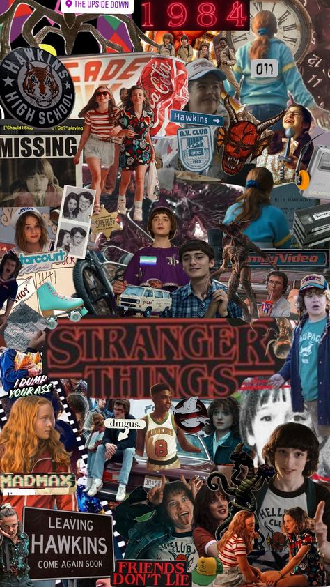 Where are my Stranger Things fans at 🤪 (please like this took me forever) #strangerthings #willbyers i Stranger Things Phone Background, Stanger Thing Wallpapers, Stranger Things Wallpaper For Ipad, Stranger Things Wallpaper Aesthetic Lockscreen, Netflix Aesthetic Wallpaper, Stranger Things Background, Stranger Things Wallpaper Iphone, Stranger Things Collage, Stranger Things Wallpaper Aesthetic