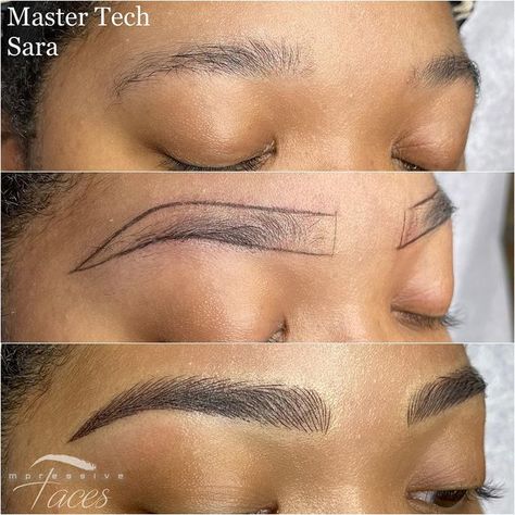 Microblading Eyebrows For Black Women, Before And After Eyebrow Microblading, Microblading Black Women, Microblading Eyebrows Black Women, Eyebrow Microblading Before After, Microshading Eyebrows Before And After, Tattoo Eyebrows Before And After, Eyebrow Tattoo Before And After, Microblading Vs Microshading