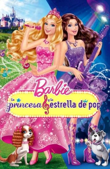 𝙻𝙰 𝙿𝚁𝙸𝙽𝙲𝙴𝚂𝙰 𝚈 𝙻𝙰 𝙴𝚂𝚃𝚁𝙴𝙻𝙻𝙰 𝙳𝙴 𝙿𝙾𝙿 Barbie Movies List, Princess And The Popstar, Ellie King, Princess Songs, Barbie Song, Barbie Poster, Free Barbie, Barbie Summer, Barbie Images