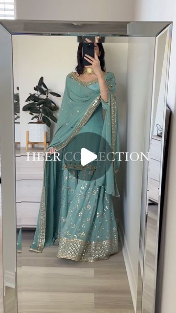 143K views · 15K likes | Heer Collection Inc. by Aman Gill on Instagram: "SHAREEN Sharara Set// hand embroidered kameez paired with a pre embroidery dupatta and sharara. How to order/ inquiries: DM, text or email us. Customization: this piece can be made in any color, style or size. #shararasuit #punjabisuits #punjabibridesmaids #punjabiweddings #punjabi #punjabisongs #punjabigirl #punjabimutiyara #patialashahi #chandigarh #wedmegood #lehngacholi #indianwedding #sangeetoutfit" Sharara Styling Ideas, Heer Collection Suits, Sharara Dress Indian Weddings, New Designer Punjabi Suits Party Wear, Hairstyles With Sharara Suit, Gharara Suits Party Wear, Party Wear Sharara Dress, Indian Sharara Outfits, Stylish Party Wear Indian Dresses