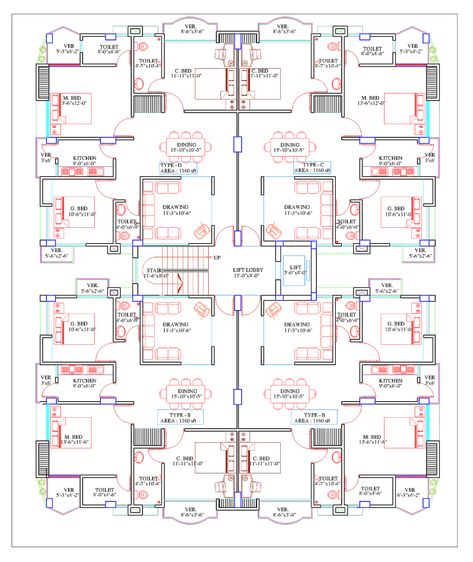 Different Types of Residential Building Plans and Designs - First Floor Plan - House Plans and Designs Decoration Ideas Aesthetic, Site Layout Plan, Residential Building Plan, Building Design Plan, Small Apartment Building, Hotel Floor Plan, Room Decoration Ideas, Hotel Floor, Layout Plan