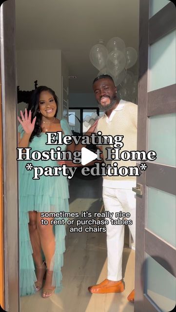 Queen - Lifestyle Influencer on Instagram: "Sharing some of my favorite hosting items *party edition*   Which items did you like?   Comment SHOP for a DM with links to the items in this video.   https://liketk.it/4LQY0  you must be following me to get the link or it will go to spam.  This was our baby shower last August which was sooo gorgeous to me. The details turned out exactly how I wanted (we all know that doesn’t happen every time lol)   Let me know if you guys have any question!   Vendors: Florals @traderjoes  Balloon Backdrop @eventsbymariaa  Decor @mylifeisqueen  Food @fusionvibes1  Cake @cakebartrinitygroves decorated by me  Tables and chairs were rented from in Dallas  from Bounce Universe 4696002291  #hosting #brunchathome #homedecor #kitchenfavorites #dinnerparty #dinner #food Dinner Party Finger Foods, Home Decor For Party, Hosting A Party At Home, Birthday Party Food Table, Hosting A Housewarming Party, Backyard Event Ideas, Table Setup For Party Layout, House Party Decorations Birthday Adult, Living Room Party Setup