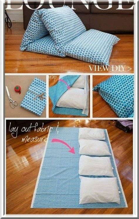 Karpet Perca, Hantverk Diy, Diy Pillow, Costura Diy, Diy Simple, Creation Couture, Fun Times, Diy Pillows, Sewing Projects For Beginners