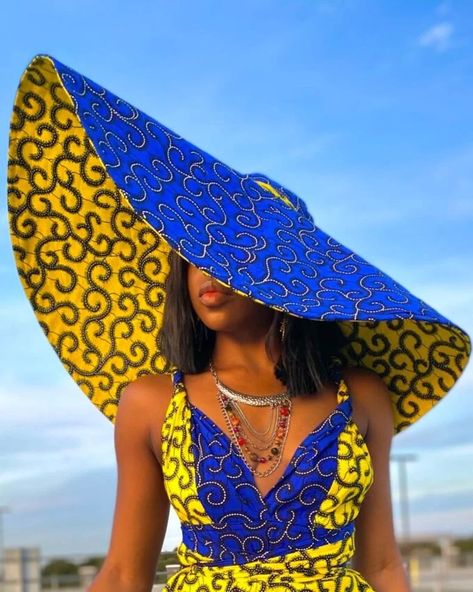 Oversized Sun Hat, Big Floppy Hat, Beach Hats For Women, Wide Hat, Kente Print, African Hats, Oversized Hat, Beach Hats, African Fabrics