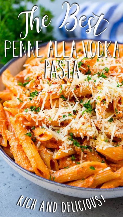 Pasta Dishes Vodka Sauce, Pasta A La Vodka Chicken, Chicken Pasta Recipes Vodka Sauce, Noodles With Vodka Sauce, All’s Vodka Sauce, Kielbasa Pasta Vodka Sauce, Chicken Pasta With Vodka Sauce Recipe, Pioneer Woman Vodka Sauce, Penne Ala Vodka With Chicken