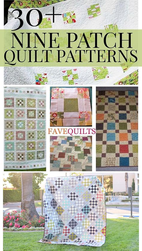 30+ Free Nine Patch Quilt Patterns Nine Patch Quilts Ideas, 9 Patch Quilt Ideas, Nine Patch Quilt Patterns Ideas, 9 Patch Quilt Ideas Block Patterns, Nine Patch Quilt Patterns, Nine Patch Quilts, Patch Quilt Patterns, Sewing Quilts, 9 Patch Quilt