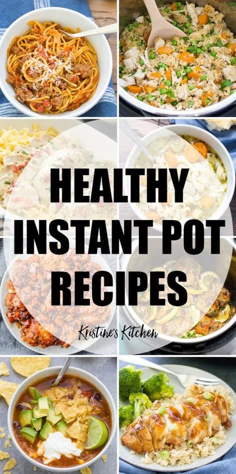 Instant Pot Low Cholesterol Recipes, Instant Pot Low Calorie Recipes, Healthy Instant Pot Recipes Clean Eating, Low Calorie Instant Pot Recipes, Instant Pot Ideas, Recipes For Families, Soup Vegetarian, Healthy Instant Pot, Quick And Easy Meals