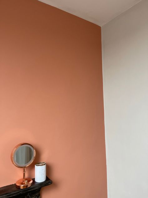 Dulux Copper Blush - Easy Care Dulux Copper Blush Bedroom, Copper Blush Bedroom, Copper Blush Dulux Paint, Dulux Copper Blush, Terracotta Living Room, Terracotta Walls, Blush Bedroom, Terracotta Paint, Copper Blush