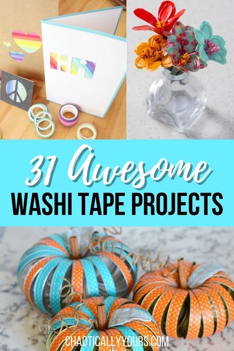 Boring Mood, Diy Washi Tape Crafts, Washi Tape Decor, Washi Tape Uses, Washi Tape Projects, Washi Tape Ideas, Cheap Diy Crafts, Tape Projects, Tape Ideas