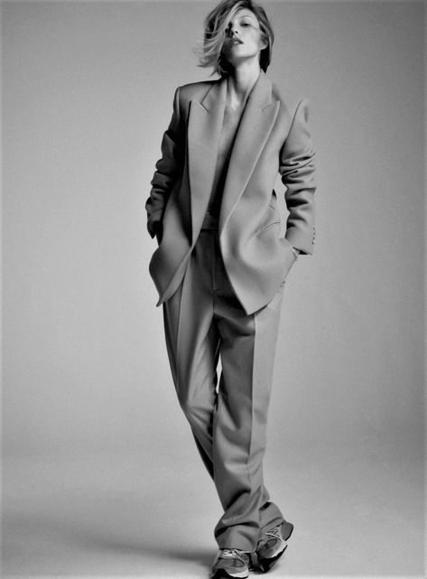 Alexandra Agoston, Chris Colls, Photo Glamour, Woman In Suit, Elle Fashion, Anja Rubik, Model Test, Studio Shoot, California Style