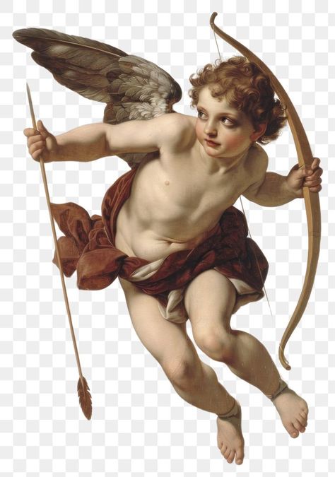 Cupid Png Aesthetic, Renesance Angel, Cherub Graphic Design, Angels Sculpture, Cupid Illustration, Cupid Statue Aesthetic, Angel Rennaisance Painting, Cherub Art, Collage Creator