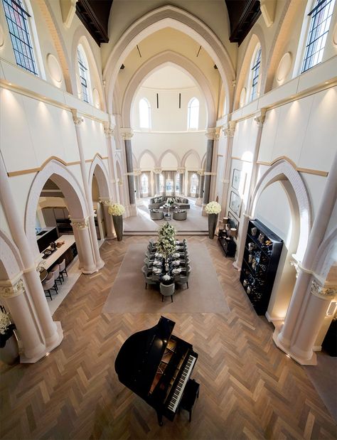 Nonnatus House, Apartment Fever, Chapel Conversion, Converted Church, Berkeley Homes, Church Conversions, Church Inspiration, Church Interior Design, Church House