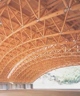 Space Truss, Truss Structure, Timber Truss, Bamboo Structure, Bamboo Architecture, Green School, Wood Frame Construction, Space Frame, Digital Fabrication