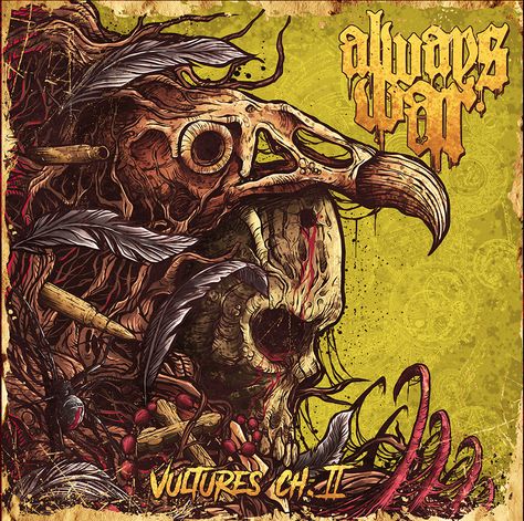 Vultures pt. II on Behance Metal Posters Art, Municipal Waste, Waste Art, Metallica Art, Black Beast, Groove Metal, Rock Band Posters, Heavy Metal Art, Metal Albums