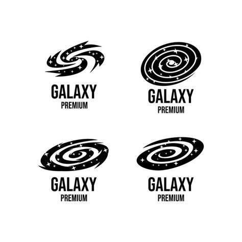 Space Logo Design Ideas, Nebula Logo Design, Galaxy Logo Design Ideas, Space Logo Ideas, Galaxy Logo Design, Planet Graphic Design, Galaxy Symbol, Space Logo Design, Universe Logo