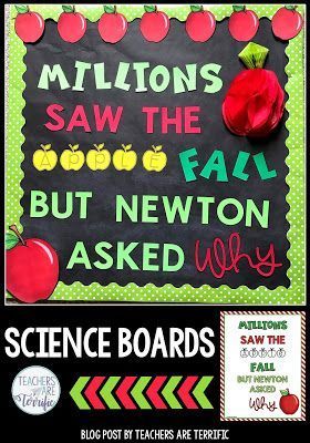 Stem Bulletin Boards, Easy Bulletin Boards, Science Bulletin Boards, Science Classroom Decorations, Teacher Bulletin Boards, Science Boards, Elementary Classroom Decor, Science Themes, Door Decorations Classroom