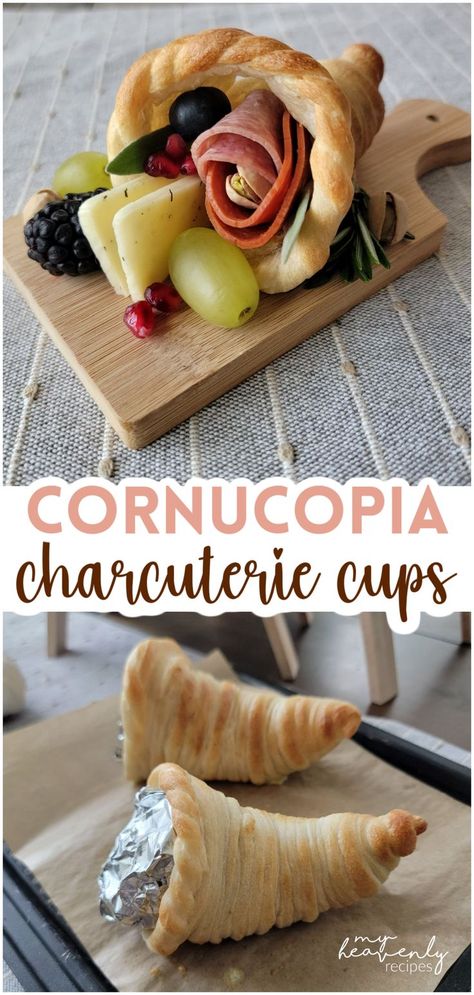 Cornucopia Charcuterie Cups- thanksgiving appetizer individual cups. Thanksgiving appetizer. Bread dough premade or homemade. Little charcuterie board. Cornucopia Charcuterie Board, Cornucopia Charcuterie, Thanksgiving Vegetable Side Dishes, Thanksgiving Vegetable Side, Individual Charcuterie Cups, Appetizer Bread, Individual Charcuterie, Best Thanksgiving Appetizers, Charcuterie Cups