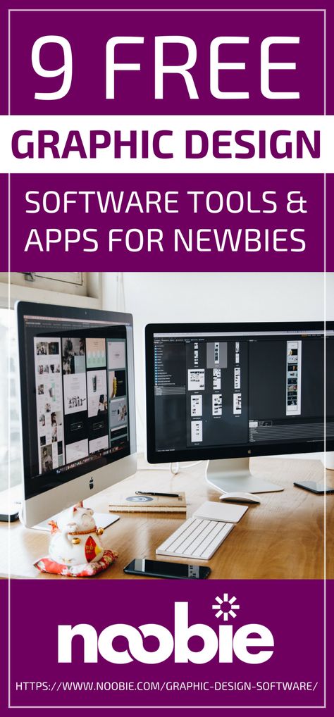 9 Free Graphic Design Software Tools & Apps For Newbies | Who says you have to shell out cash to make some beautiful digital graphics? Noobie lists 9 free graphic design software you can use now! #Graphic #Software Free Graphic Design Software, Web Design Quotes, Creative Web Design, Learning Graphic Design, Website Design Services, Graphic Design Tips, Graphic Design Software, Web Design Company, Design Software