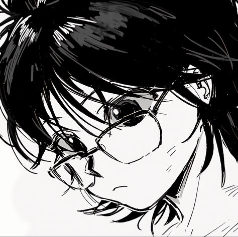 얼굴 드로잉, Black And White Girl, Anime Black Hair, Anime Monochrome, Anime Profile, Black And White Aesthetic, Cartoon Profile Pics, Cute Profile Pictures, Art Icon