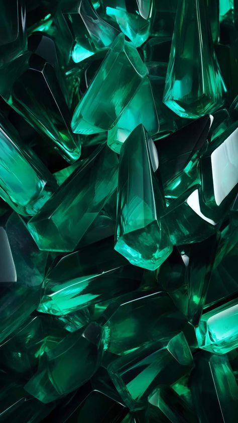 Green Crystals iPhone Wallpaper 4K - iPhone Wallpapers Green Diamond Aesthetic, Crystal Iphone Wallpaper, Emerald Aesthetic, Phthalo Green, Iphone Wallpaper Hd, Amoled Wallpapers, Dark Green Aesthetic, Crystal Aesthetic, 1st Apartment