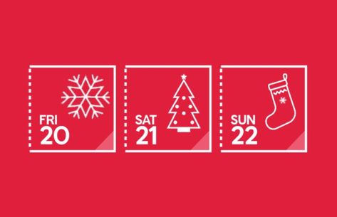 Advent Calendar Animation, Social Media Design Inspiration, Atari Logo, Social Media Design, Gif, Gaming Logos, Design Inspiration, Social Media, Movie Posters