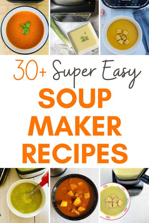 Soup Kettle Recipes, Easy Soup Maker Recipes, Soup Maker Recipes Morphy Richards, Spicy Bean Soup, Morphy Richards Soup Maker, Blender Soup, Soup Making, Soup Maker Recipes, Popular Healthy Recipes