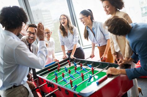 Table Soccer, Table Football, Team Building Exercises, Fun Organization, Soccer Table, Break Time, Work Hard Play Hard, Company Culture, Indoor Games