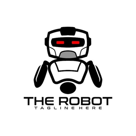 Robotics Logo Design Ideas, Robot Logo Design, Robotics Logo, Robot Png, Robot Icon, Robot Logo, Vector Robot, Toys Logo, Logo Gaming