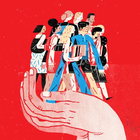 View Illustration, Affirmative Action, 캐릭터 드로잉, People Illustration, Lead The Way, Illustrations And Posters, Editorial Illustration, Art Sketchbook, Teamwork