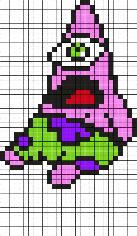 Patric X Subtronic Perler Bead Pattern | Bead Sprites | Characters Fuse Bead Patterns Perler Bead Rave Patterns, Rave Fuse Beads, Edc Perler Bead Patterns, Electric Forest Perler, Sullivan King Perler, Furby Perler, Subtronics Perler Pattern, Edm Perler Bead Patterns, Festival Trinkets