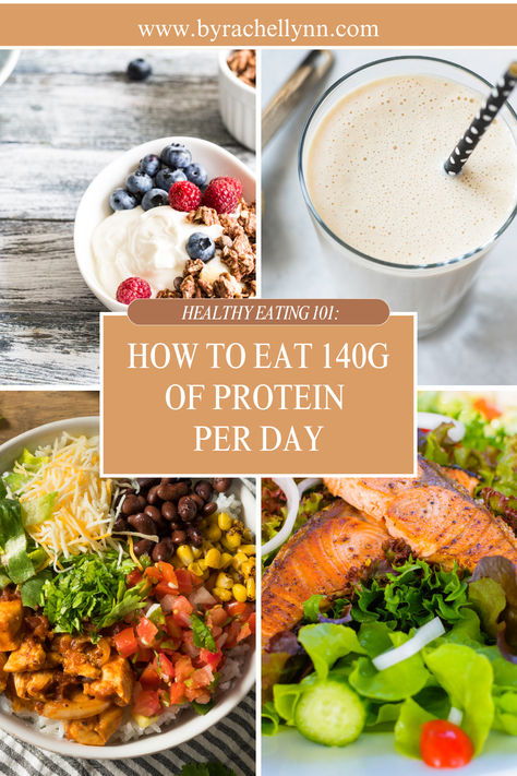 Learn the importance of protein and how to incorporate protein into your diet each day. Easily reach your protein and weight loss goals. A sample meal plan for 140G of Protein. Protein meals. Protein rich foods. Protein snacks. Protein Enriched Meals, Sample High Protein Meal Plan, Protein Rich Meal Plan, High Protein Meal Prep With Macros, Best Protein Meals For Women, 6 Meals A Day Meal Plan Ideas, Women High Protein Meal Plan, Meals With A Lot Of Protein, Protein Rich Food Recipes