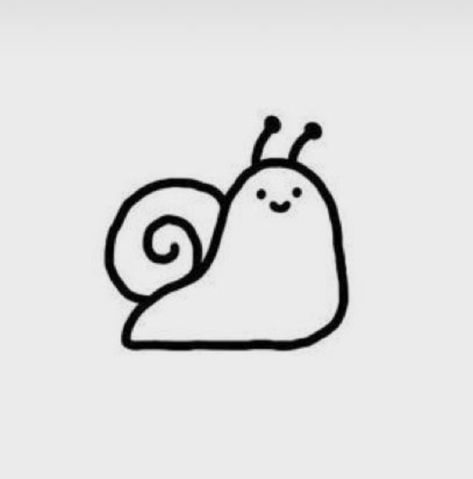 Fun Small Drawings, Easy Whiteboard Doodles, Snail Doodle Easy, How To Draw A Octopus Step By Step, Simple Alligator Drawing, Scathing Drawing Easy, Simple Snail Doodle, Simple Snail Drawings, Easy Doodles Drawings Cute Simple