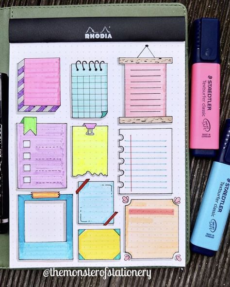 Struktur Teks, خريطة ذهنية, Penanda Buku, Sketch Note, Note Doodles, Bullet Journal Paper, Diy Journal Books, Paper Note, Bullet Journal Diy