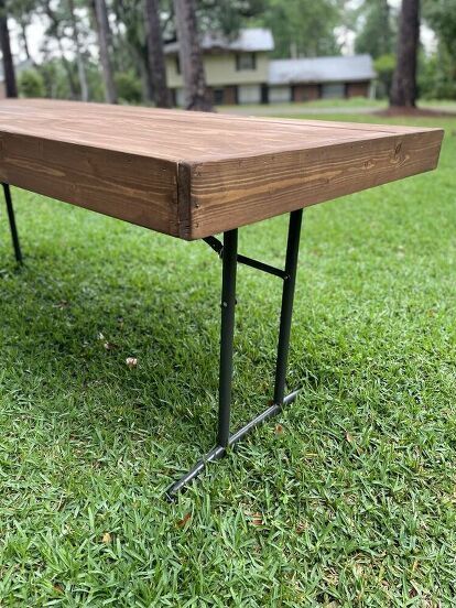 Wooden Top For Folding Table, Folding Table Topper, Folding Table Cover, Wooden Folding Table, Outdoor Wood Table, Patio Table Top, Diy Patio Table, Event Tables, Table Top Covers